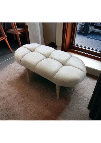 Puf-Bench 90 x 40 Oval Babyface Modern Puf