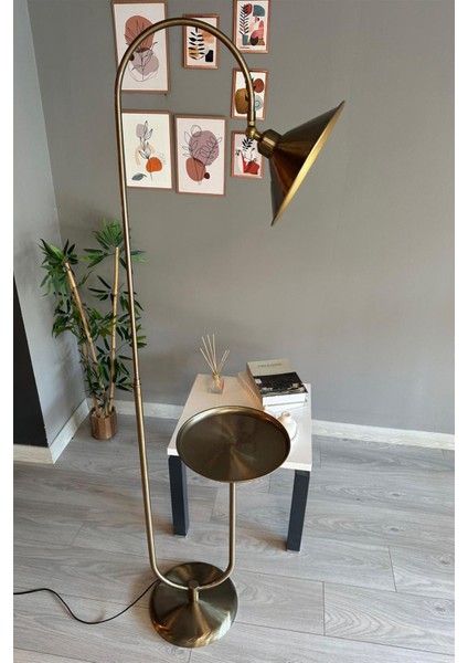 Eskitme Lambader U Sehpalı Hareketli Başlık Modern Dekoratif Metal Salon Oturma Odası Çalışma Odası