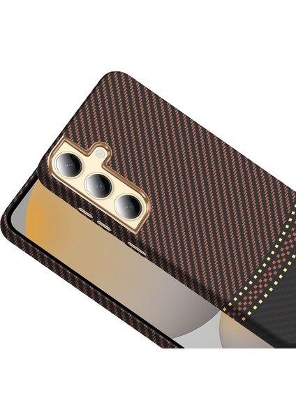 Samsung Galaxy S24 Fe Uyumlu Mikrofiber Görünümlü Magsafe Özellikli Kılıf