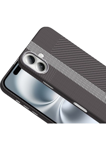 Iphone 16 Uyumlu Mikrofiber Görünümlü Magsafe Özellikli Kılıf