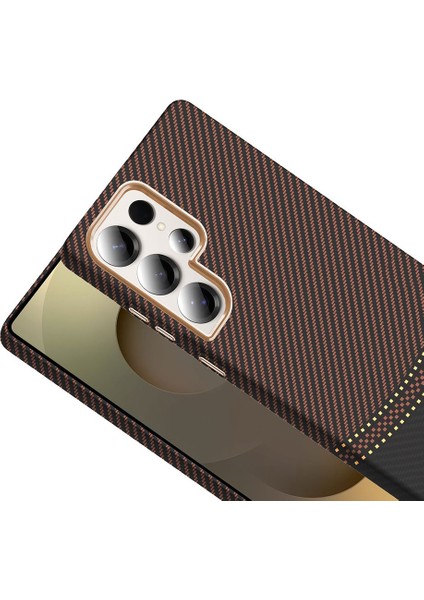 Samsung Galaxy S25 Ultra Uyumlu Mikrofiber Görünümlü Magsafe Özellikli Kılıf fiyatları