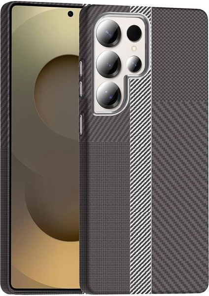 Samsung Galaxy S25 Ultra Uyumlu Mikrofiber Görünümlü Magsafe Özellikli Kılıf