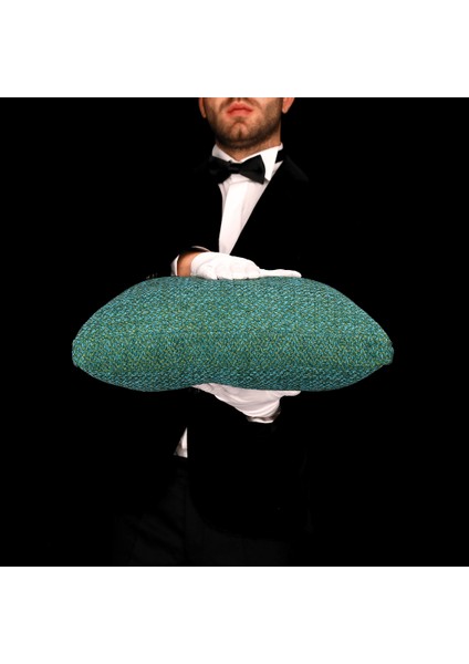 Mira Yeşil Keten 3'lü Kırlent Seti modelleri