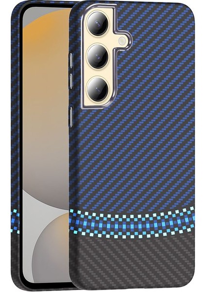 Samsung Galaxy S24 Plus Uyumlu Mikrofiber Görünümlü Magsafe Özellikli Kılıf