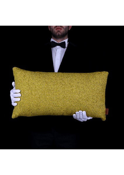 Mira Sarı Keten 3'lü Kırlent Seti indirimleri