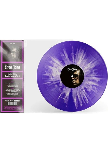 Yabancı Plak - Elton John / (Le. Mor&beyaz Splatter Lp) (Plak)