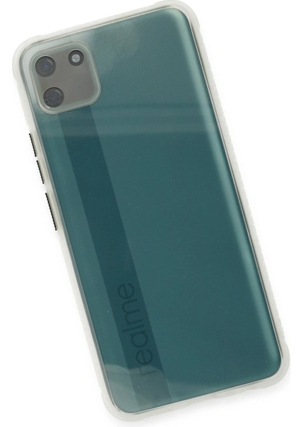 Realme C11 Kılıf Miami Şeffaf Silikon - Şeffaf Glstd