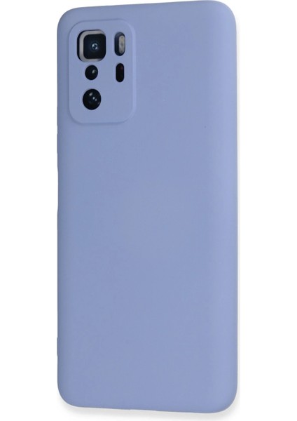 Xiaomi Poco X3 Gt Kılıf Nano Içi Kadife Silikon - Lila Glstd