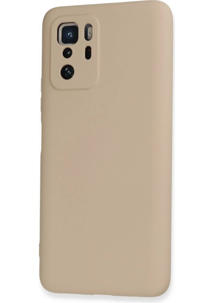 Xiaomi Poco X3 Gt Kılıf Nano Içi Kadife Silikon - Pudra Glstd