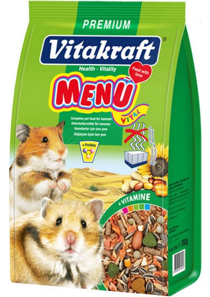 Menu Hamster Yemi 1000 gr x 1 Adet Glstd