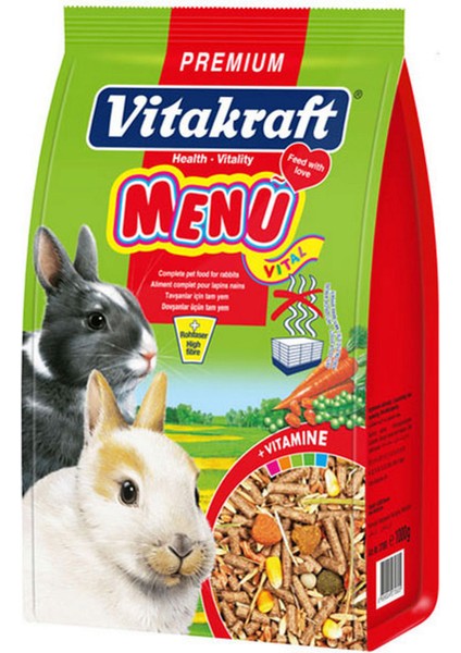 Menu Tavşan Yemi 1000 gr Glstd