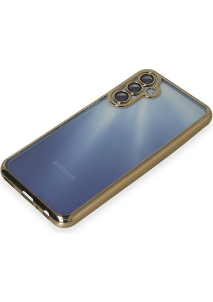 Samsung Galaxy 23 Plus Uyumlu Lens Korumalı Kenarlar Renkli Şeffaf Kılıf