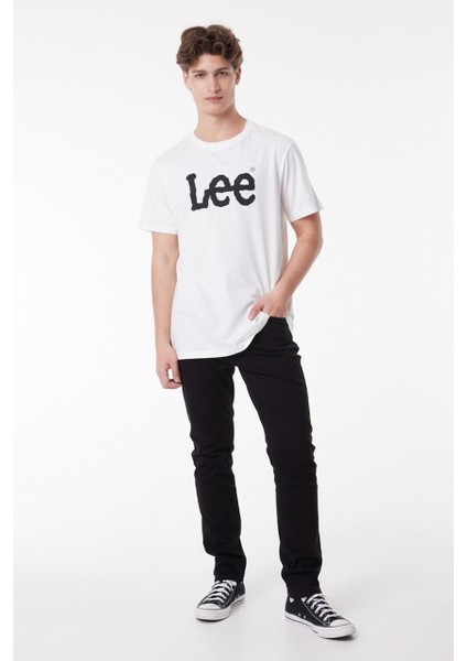 Lee Erkek Regular Fit Grafik Baskılı Beyaz Tişört ML65QAI12 fiyatları