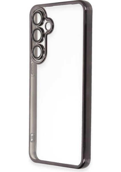 Samsung Galaxy S23 Plus Uyumlu Lens Korumalı Kenarlar Renkli Şeffaf Kılıf