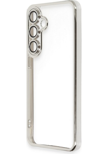 Samsung Galaxy S23 Plus Uyumlu Lens Korumalı Kenarlar Renkli Şeffaf Kılıf