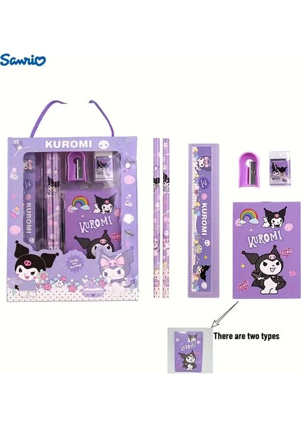 Kırtasiye Seti, Defter, Kalemler, Cetvel, Kalemtraş ve Silgi. Kuromi fiyatları