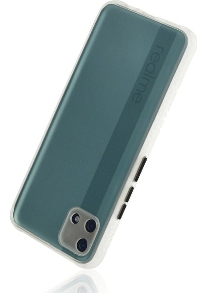 Realme C11 2021 Kılıf Miami Şeffaf Silikon - Şeffaf Glstd