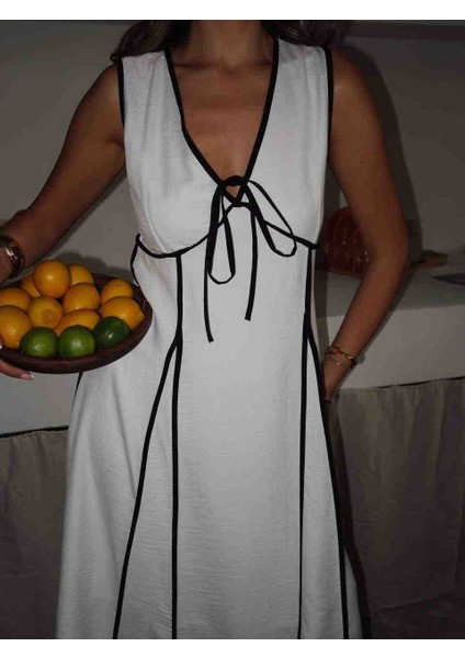 Şeritli Elbise modelleri