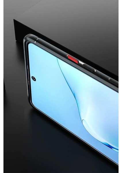 Samsung Galaxy A91 / S10 Lite Kılıf Range Yüzüklü Silikon - Mavi Glstd