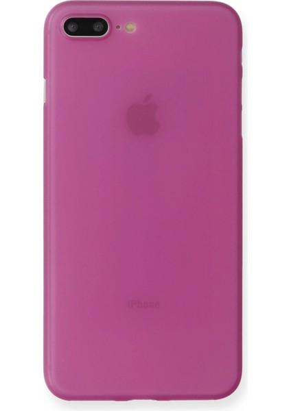 Apple iPhone 7 Plus Kılıf Pp Ultra Ince Kapak - Pembe Glstd