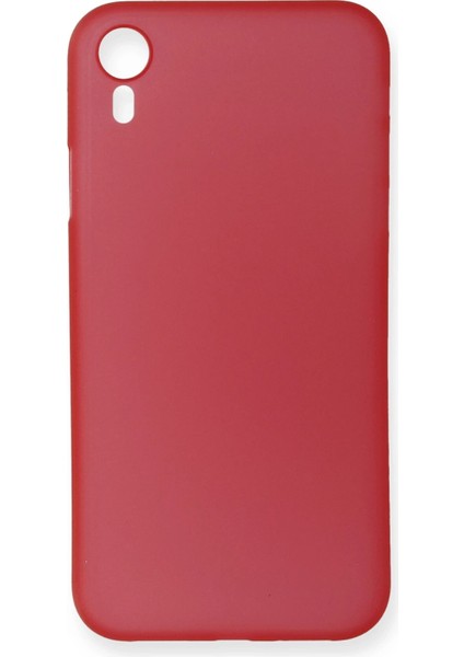Apple iPhone Xr Kılıf Pp Ultra Ince Kapak - Kırmızı Glstd