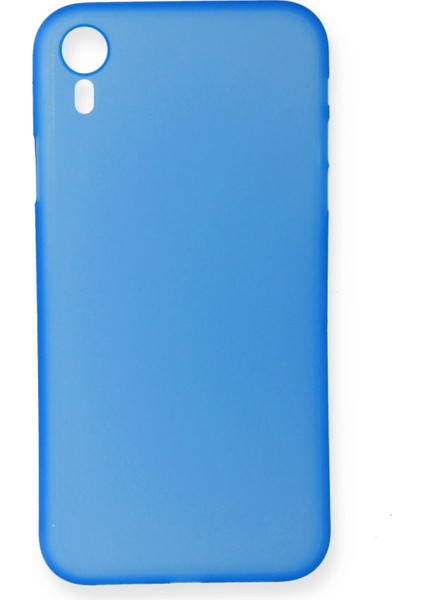 Apple iPhone Xr Kılıf Pp Ultra Ince Kapak - Mavi Glstd