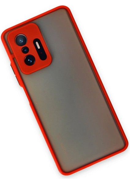 Xiaomi Mi 11T Pro Kılıf Montreal Silikon Kapak - Kırmızı Glstd