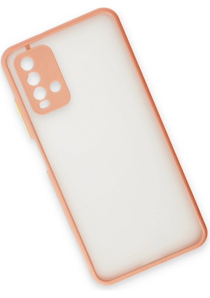 Xiaomi Redmi 9t Kılıf Montreal Silikon Kapak - Pembe Glstd
