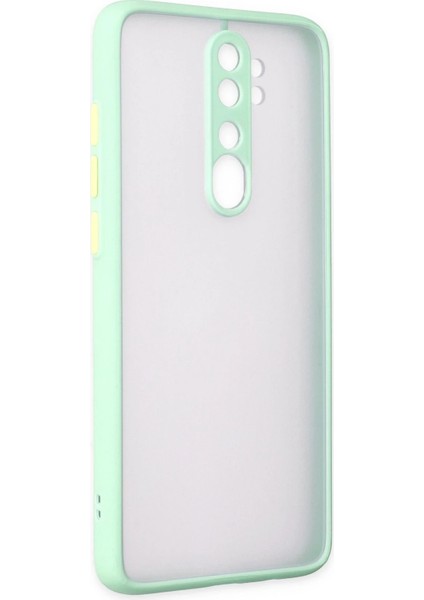 Xiaomi Redmi Note 8 Pro Kılıf Montreal Silikon Kapak - Turkuaz Glstd