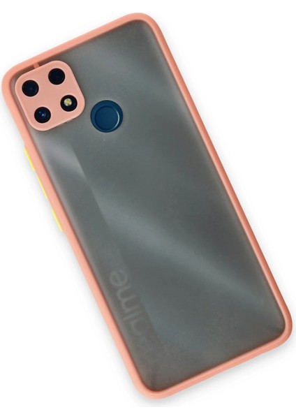 Realme C25 Kılıf Montreal Silikon Kapak - Pembe Glstd