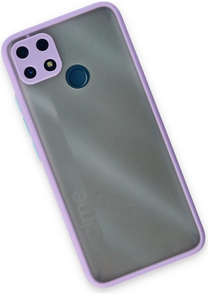 Realme C25 Kılıf Montreal Silikon Kapak - Mor Glstd