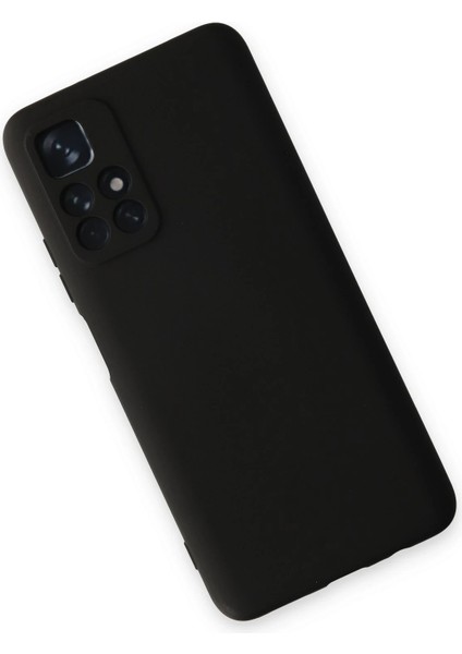 Xiaomi Redmi Note 11T Kılıf Nano Içi Kadife Silikon - Siyah Glstd