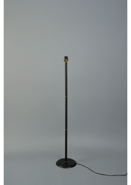Vica Metal Lambader Siyah-Kırmızı (38 x 38 x 145 cm )