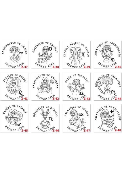 Kişiye Özel Burç Tasarımlı 100 Dilde Seni Seviyorum Puzzle Konservesi Z1 Serisi indirimleri