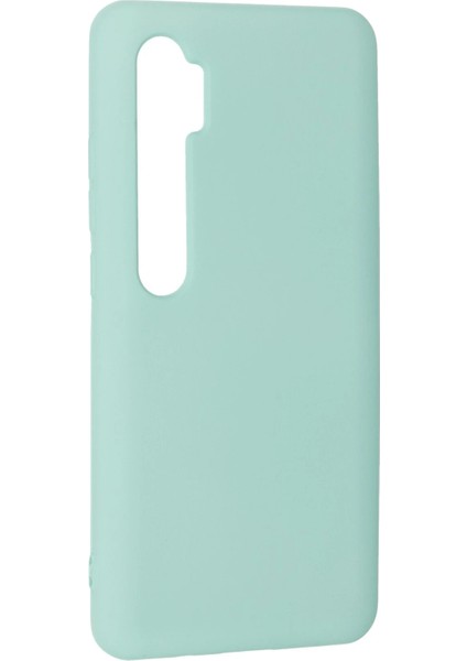 Xiaomi Mi Note 10 Lite Kılıf Nano Içi Kadife Silikon - Turkuaz Glstd