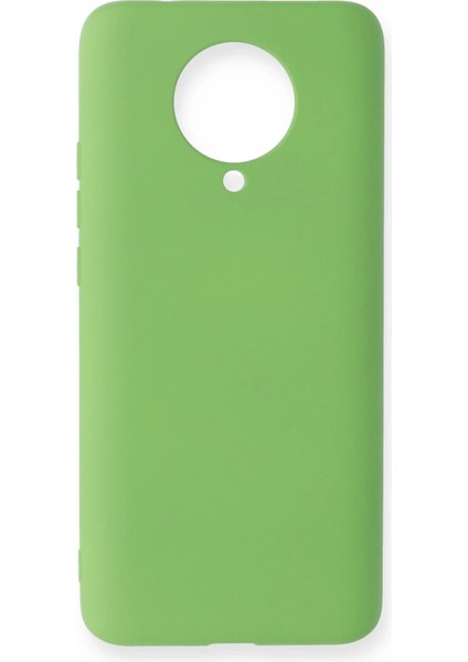 Xiaomi Redmi K30 Pro Kılıf Nano Içi Kadife Silikon - Yeşil Glstd