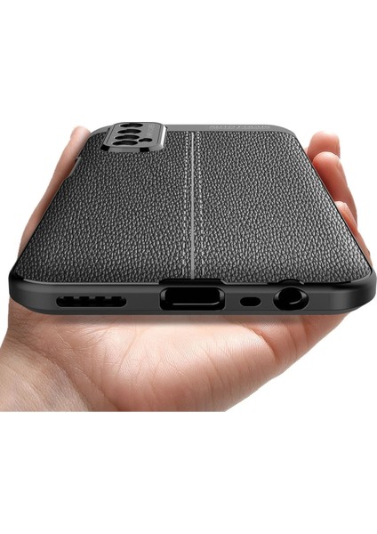 Realme 7 Kılıf Auto Focus Kapak - Lacivert Glstd