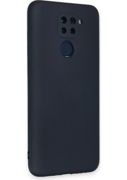 Xiaomi Redmi Note 9 Kılıf Nano Içi Kadife Silikon - Lacivert Glstd