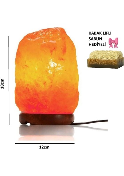 Doğal Tuz Lambası (2-3 Kg) - Negatif Iyon Salınımı ve Huzurlu Atmosfer