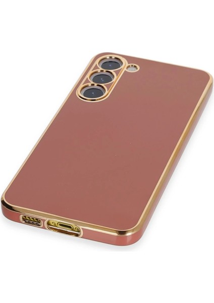 Samsung Galaxy S23 Kılıf Volet Silikon - Kırmızı Glstd