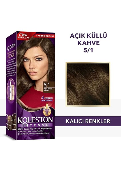 Intense Saç Boyası 5/1 Ekstra Küllü Kahve