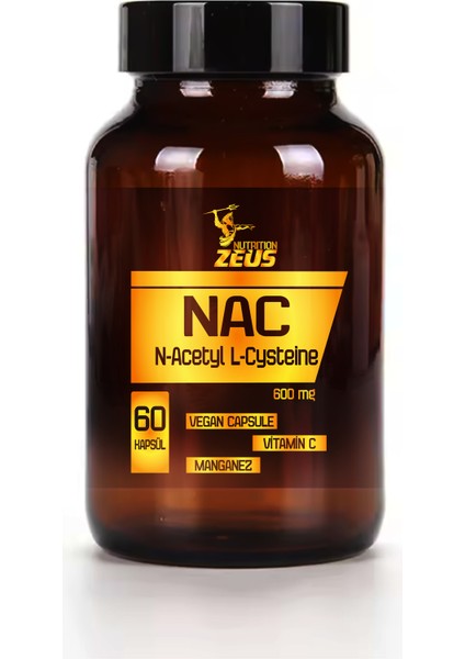 Nac, N-Acetyl L-Cysteine, 600 Mg, 60 Veggie Capsules