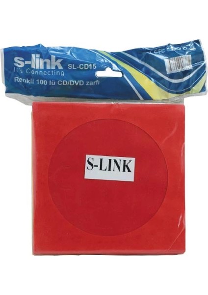 CD Zarfı 100 Lük Renkli (SL-CD15) (4887)