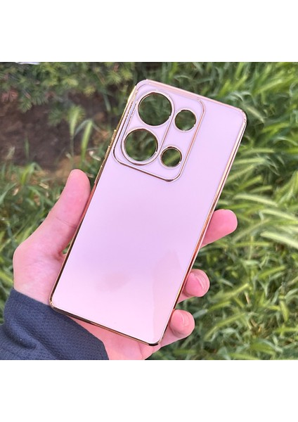Xiaomi Redmi Note 13 Pro 4g Kılıf Kenar Detaylı Yumuşak Parlak Silikon