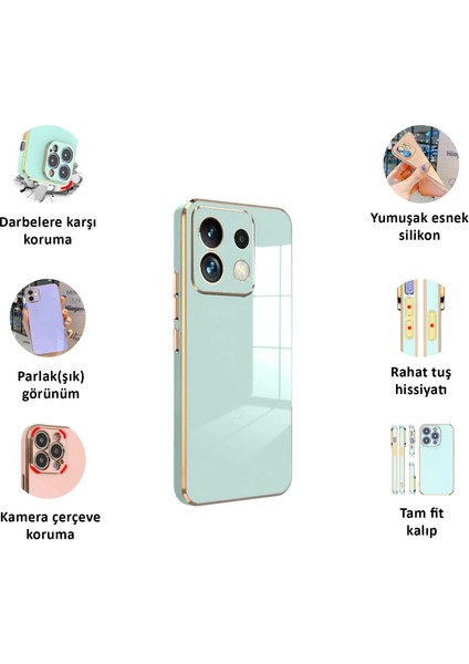 Xiaomi Redmi Note 13 Pro 4g Kılıf Kenar Detaylı Yumuşak Parlak Silikon fiyatları