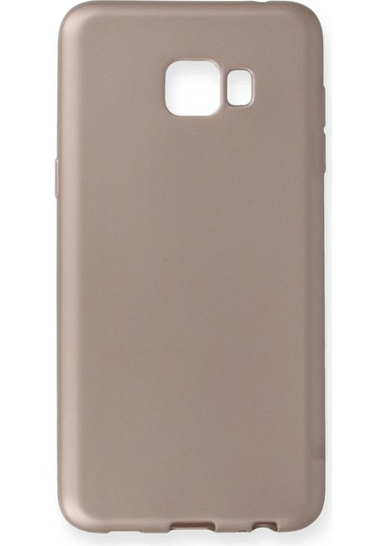 Samsung Galaxy C5 Pro Kılıf First Silikon - Rose Gold Glstd