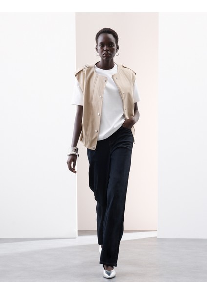 Pamuk Karışımlı T-Shirt