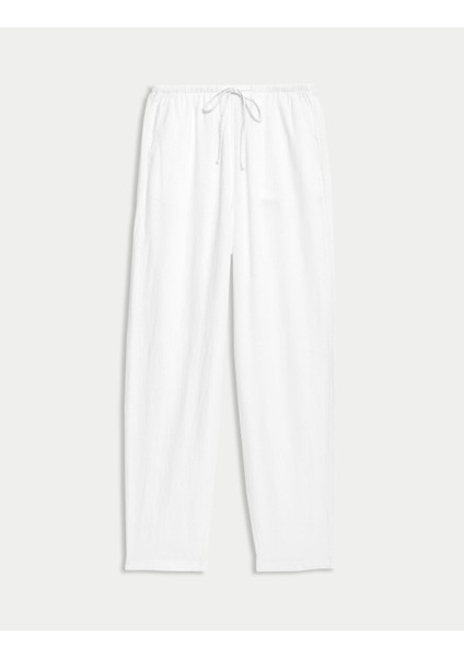 Tapered Fit Keten Pantolon indirimleri