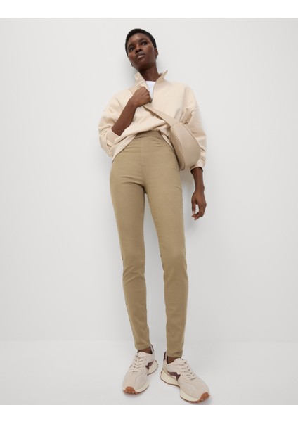 Yüksek Bel Jegging Jean Pantolon