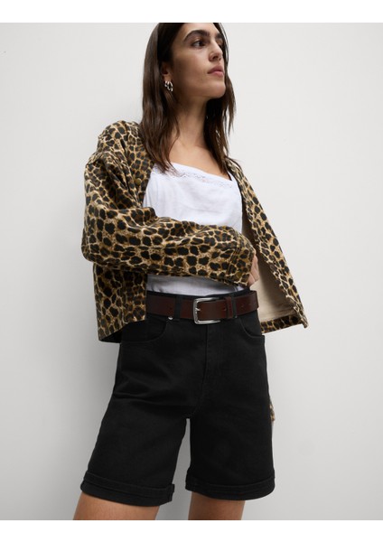 Denim Boyfriend Şort